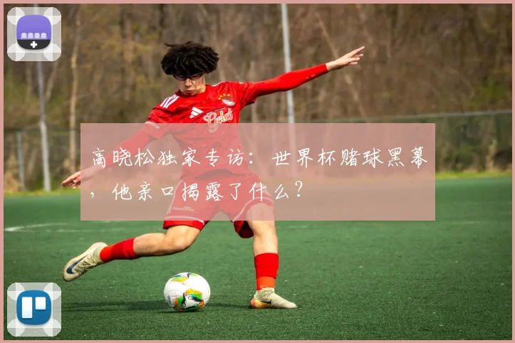高晓松独家专访：世界杯赌球黑幕，他亲口揭露了什么？